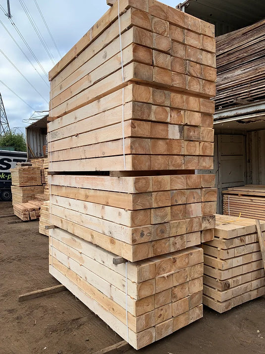 NEW Untreated Pine Railway Sleepers (2600mm x 250mm x 150mm)