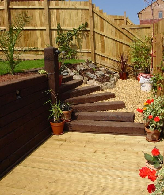 Creative Ways to Use Reclaimed Railway Sleepers in a Garden