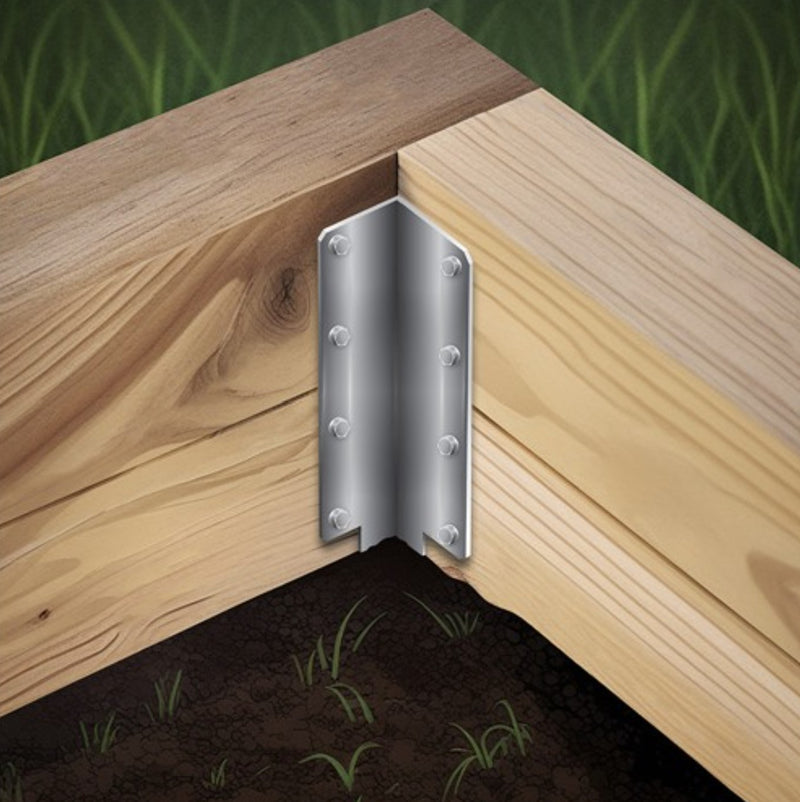 Load image into Gallery viewer, SLEEPER CORNER SUPPORT SPIKE DOUBLE GALVANISED
