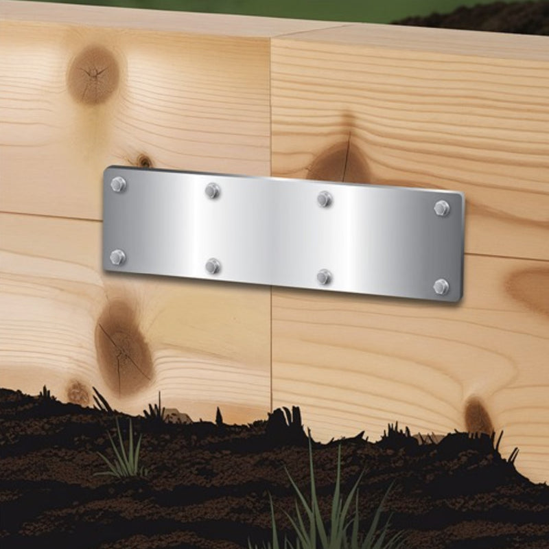 Load image into Gallery viewer, SLEEPER SUPPORT STRAIGHT LINE PLATE GALV (DBLE) 350x100mm
