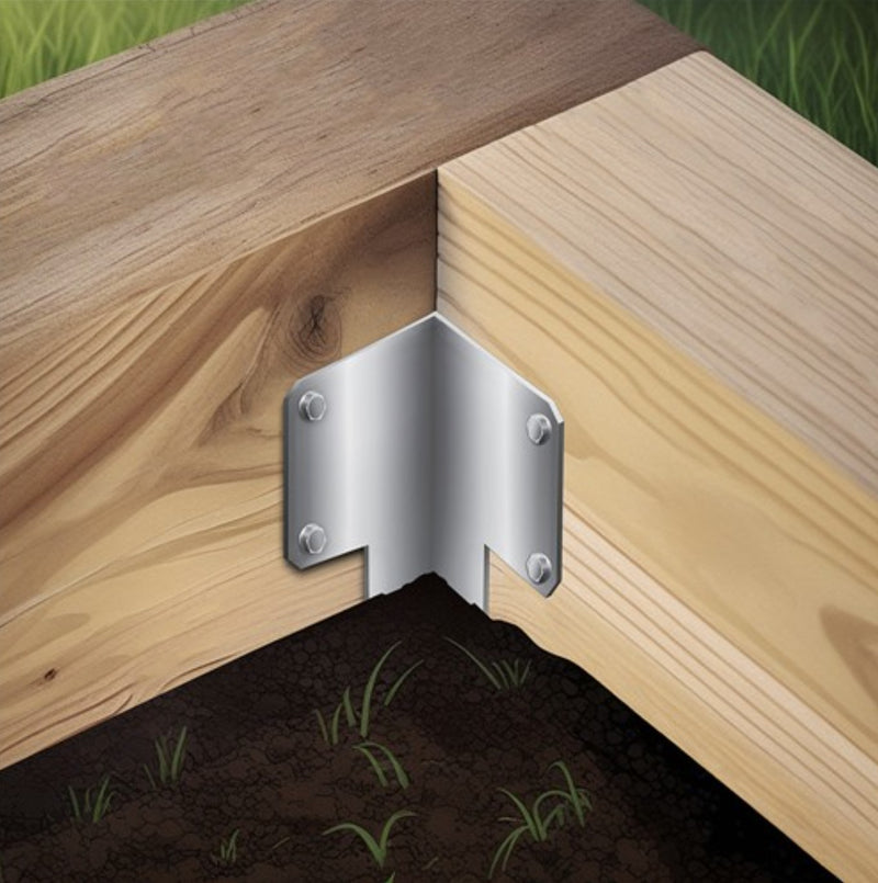 Load image into Gallery viewer, SLEEPER CORNER SUPPORT SPIKE SINGLE GALVANISED
