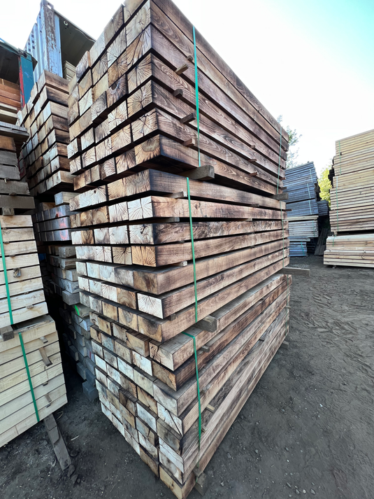 New Special Hardwood L.Oak Railway Sleepers (Multiple Sizes Available)