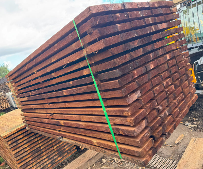 Load image into Gallery viewer, New Brown UC4 Pressure Treated Unbanded Scaffold Boards/Planks
