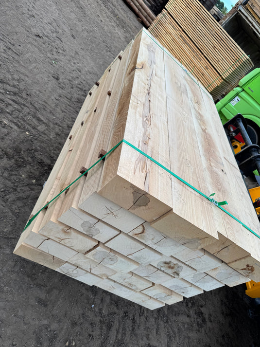 New Untreated Hardwood L.Oak Railway Sleepers