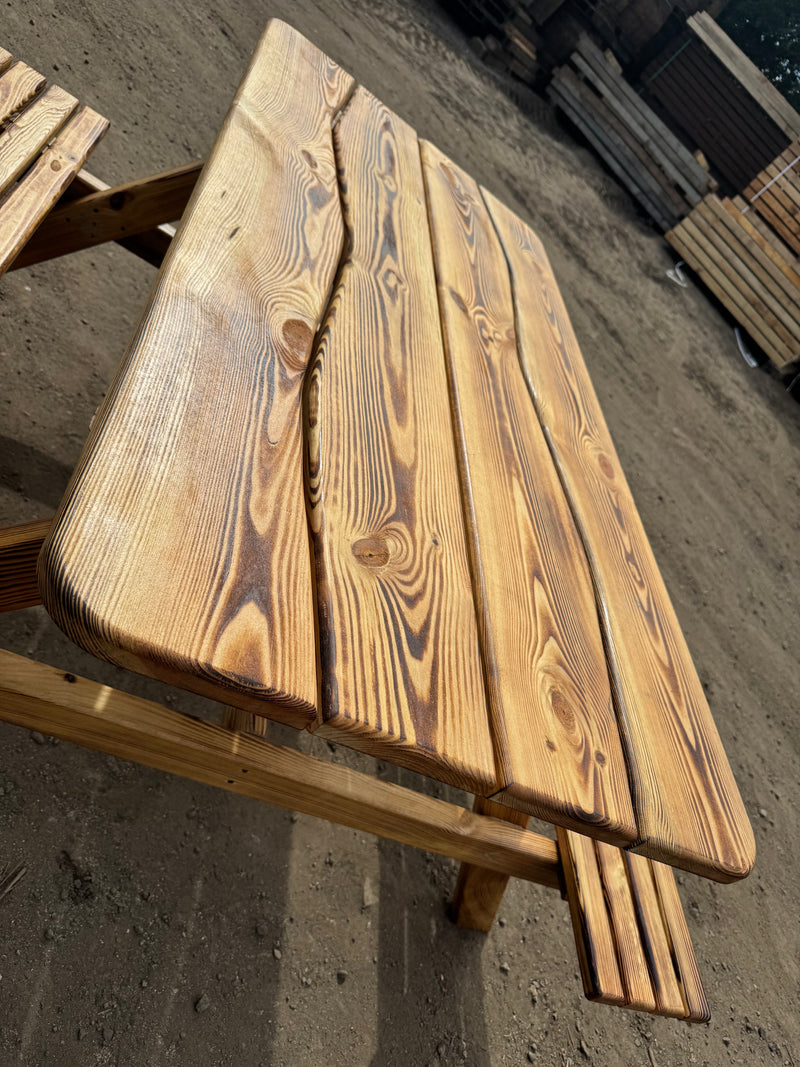 Load image into Gallery viewer, New PAR &amp; Varnished Heavy Duty Special Rectangular Picnic Outdoor Table
