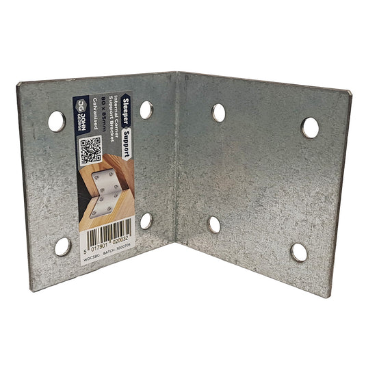 SLEEPER CORNER SUPPORT BRACKET GALVANISED