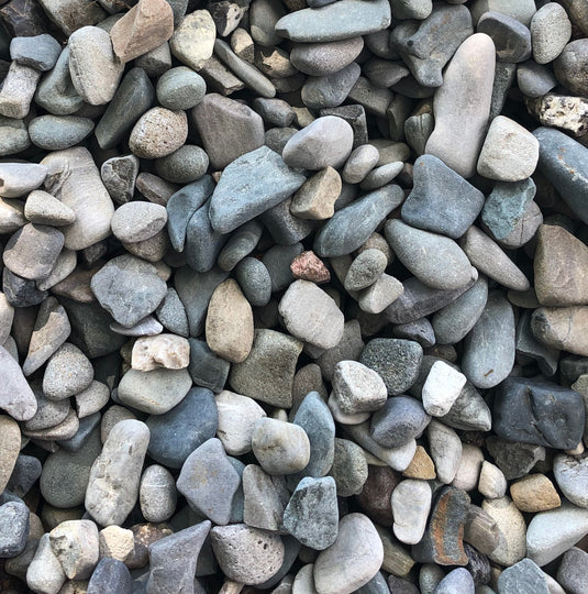 Multicoloured River Pebbles