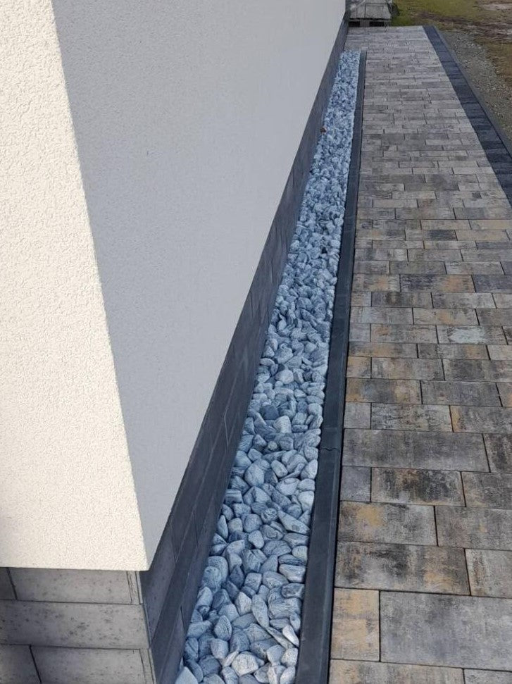 Load image into Gallery viewer, Ocean Graphite Thassos Marble Pebbles
