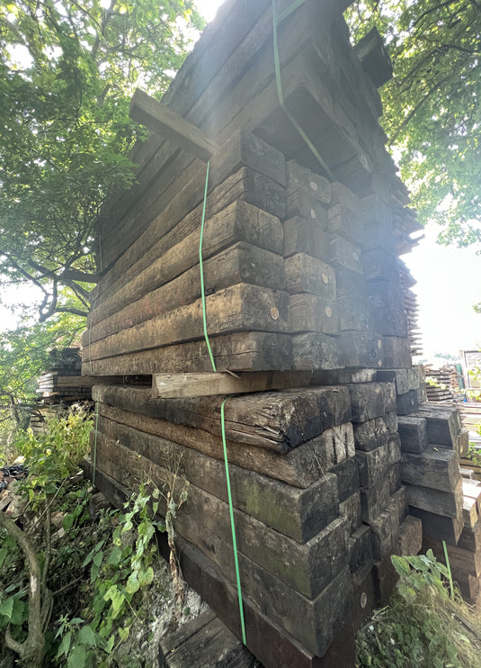 Reclaimed Crossing Railway Sleepers