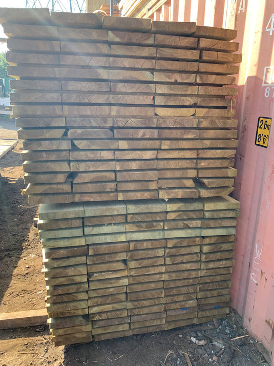 NEW Green Treated Unbanded Scaffold Boards/Planks (3900mm x 225mm x 38mm)