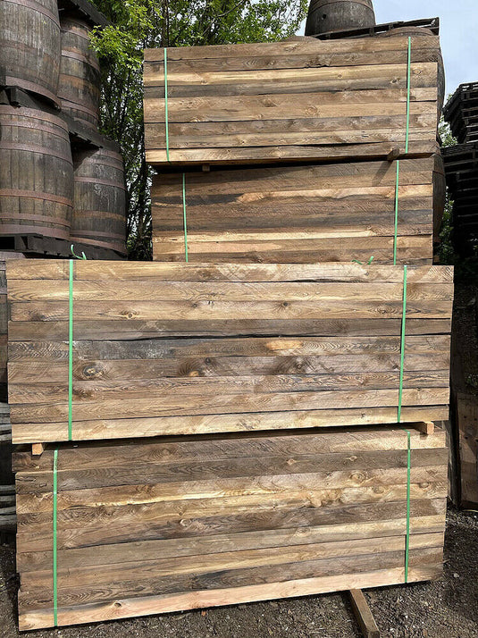 Reclaimed Sawn Railway Sleepers (2400mm x 180mm x 100mm)