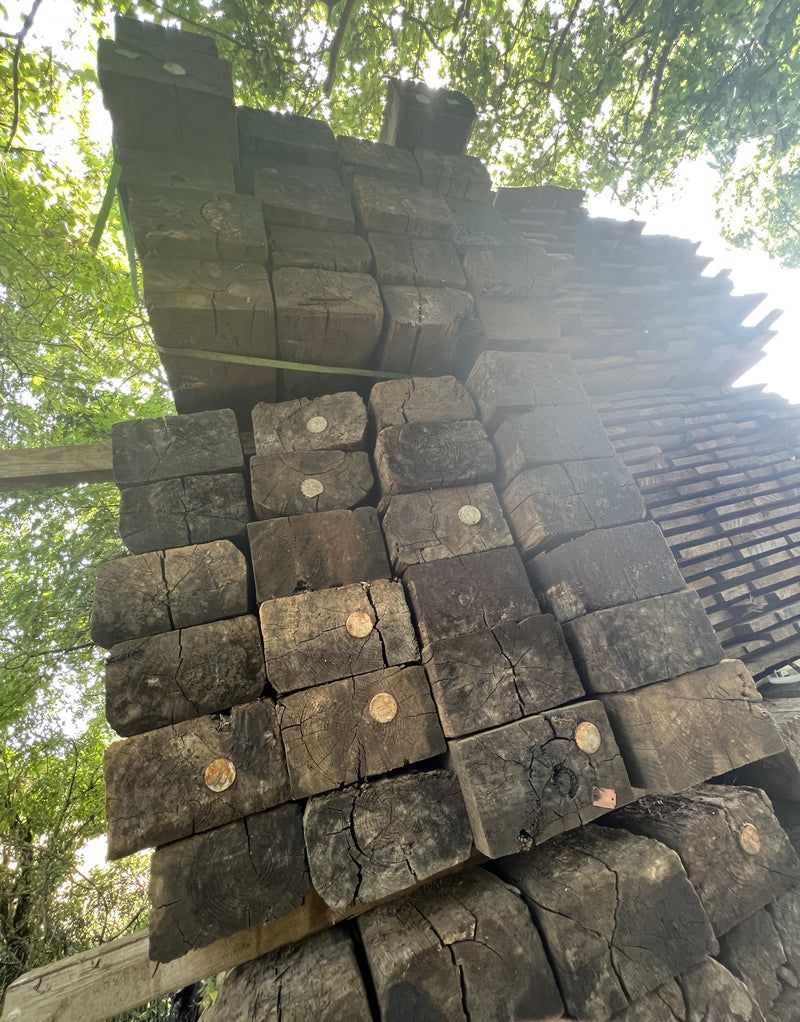 Load image into Gallery viewer, Reclaimed Crossing Railway Sleepers
