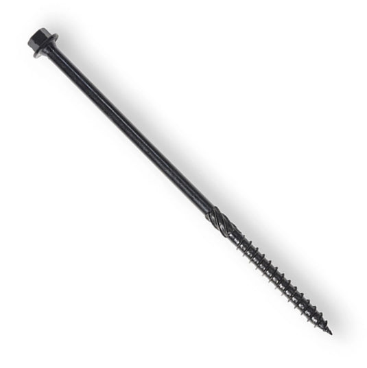 Black Hex Head Structural Timber Screws (6.3 x 150mm)