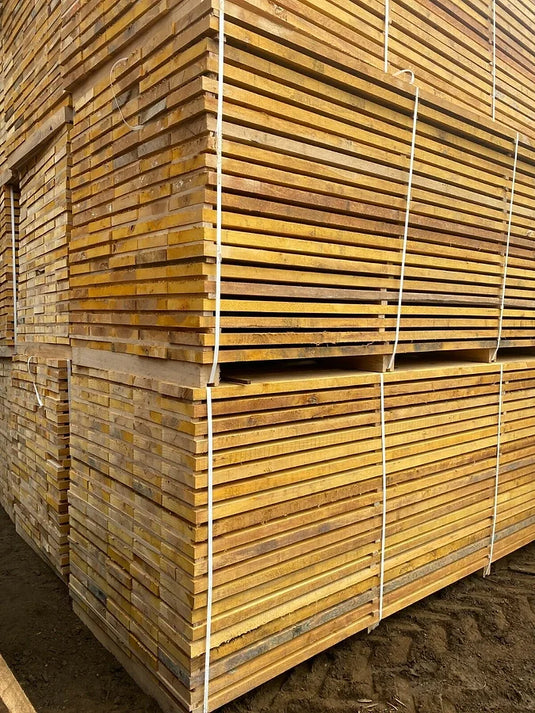 NEW Untreated Hardwood Kiln Dried Boards (3000mm x 225mm x 40mm)