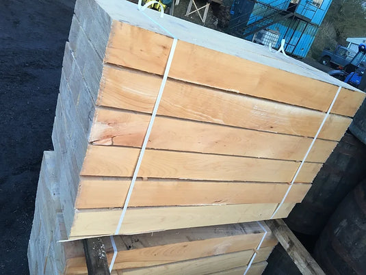 NEW Hardwood L. Oak Baulk Timber Beams (1500mm x 300mm x 150mm)