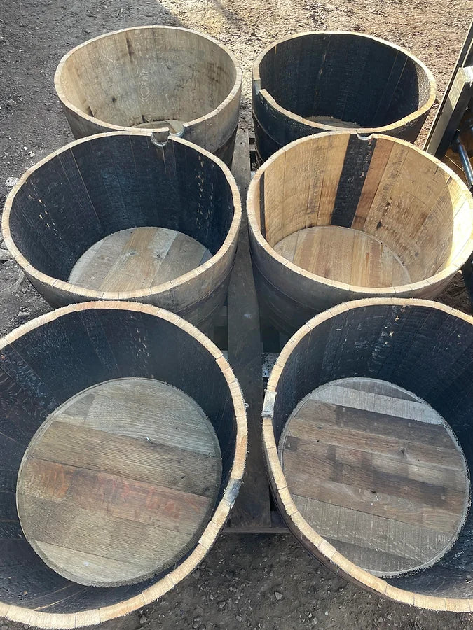 Load image into Gallery viewer, SOLID WOODEN OAK WHISKEY PLANTER
