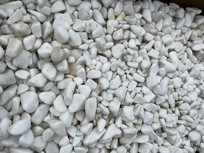 Load image into Gallery viewer, Pearl White Shimmering Pebbles 10-25mm - Small Bags
