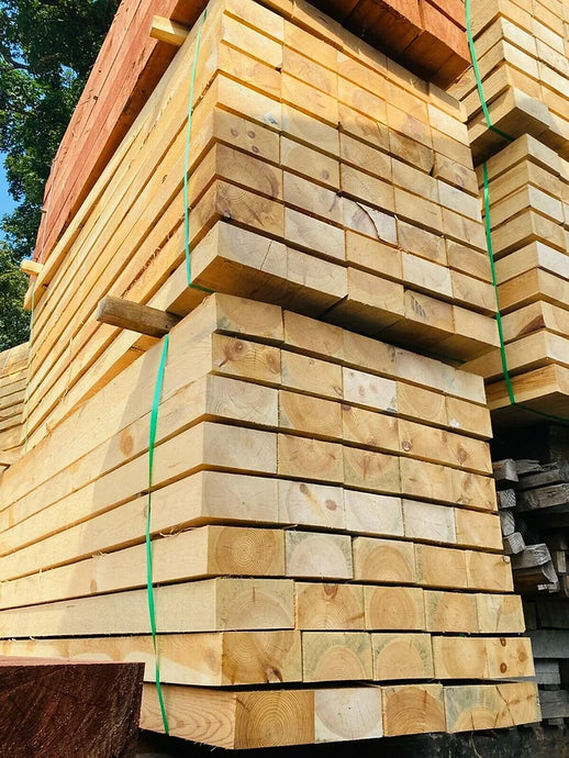 NEW Softwood Pine Railway Sleepers (3000mm x 200mm x 100mm)