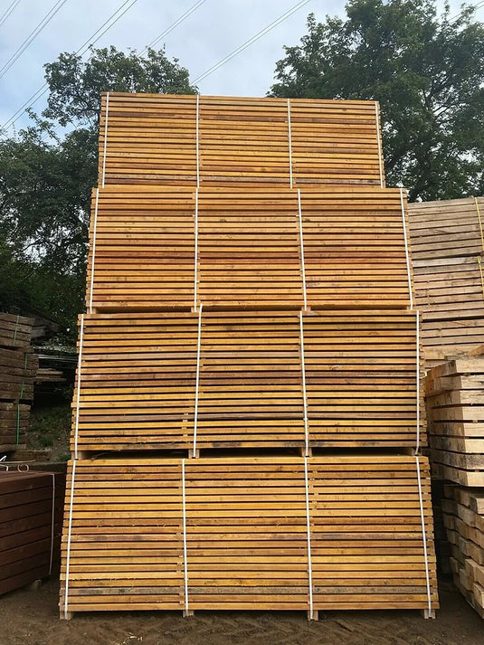 NEW Untreated Hardwood Kiln Dried Boards (3000mm x 225mm x 40mm)