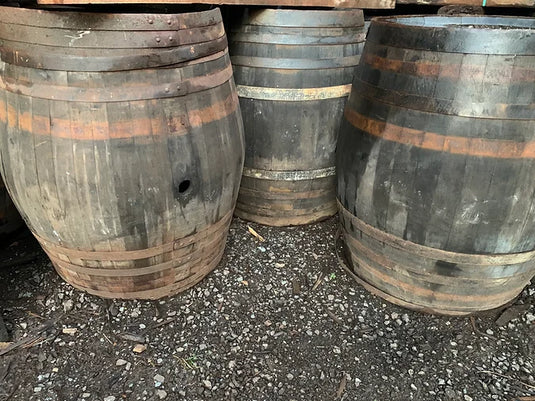 SOLID WOODEN OAK WHISKEY BARREL, 110 GALLONS (500 LITRES)