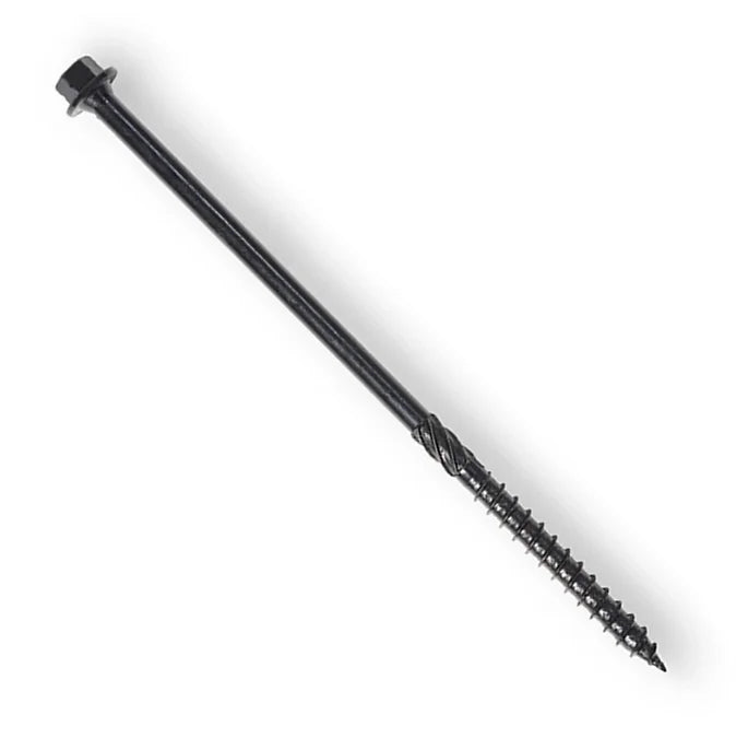 Black Hex Head Structural Timber Screws (6.3 x 250mm)
