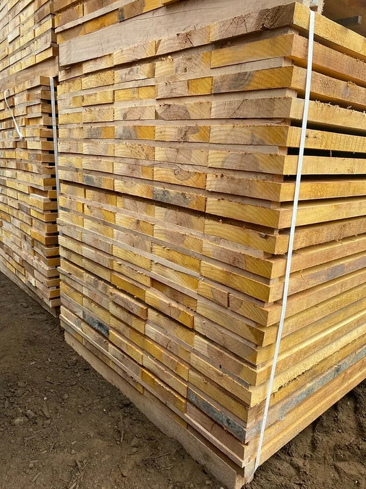 NEW Untreated Hardwood Kiln Dried Boards (3000mm x 225mm x 40mm)