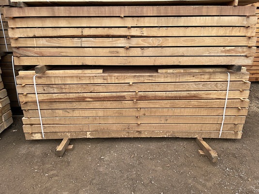 New Brown Treated Hardwood L.Oak Railway Sleepers