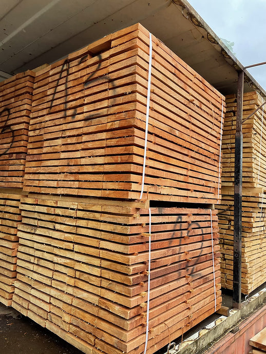 New Brown Pressure Treated Unbanded Scaffold Boards/Planks (1300-1200mm x 225mm x 38mm)