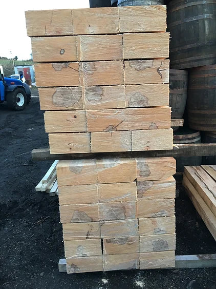 NEW Hardwood L. Oak Baulk Timber Beams (1500mm x 300mm x 150mm)