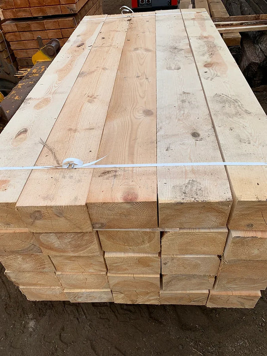 NEW Softwood Pine Railway Sleepers (2600mm x 250mm x 150mm)