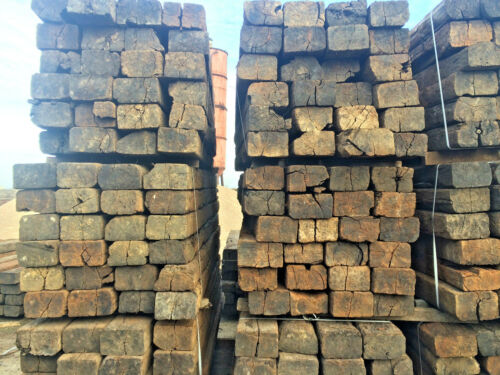 2nd Grade Reclaimed Pine Railway Sleepers (2600mm x 250mm x 150mm)